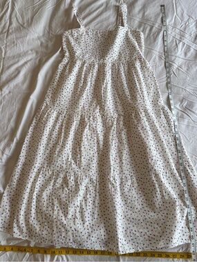 Vineyard Vines White Kids Skort with Red, Yellow & Navy Fleck - XS